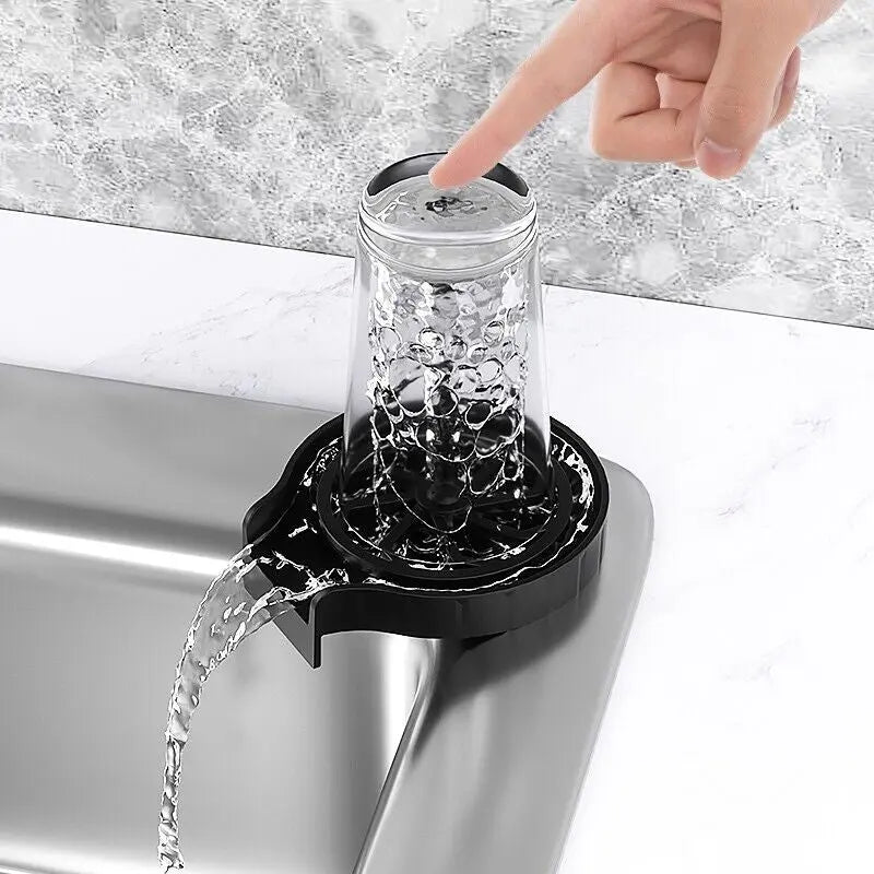 Glass Rinser Attachment for Sinks 