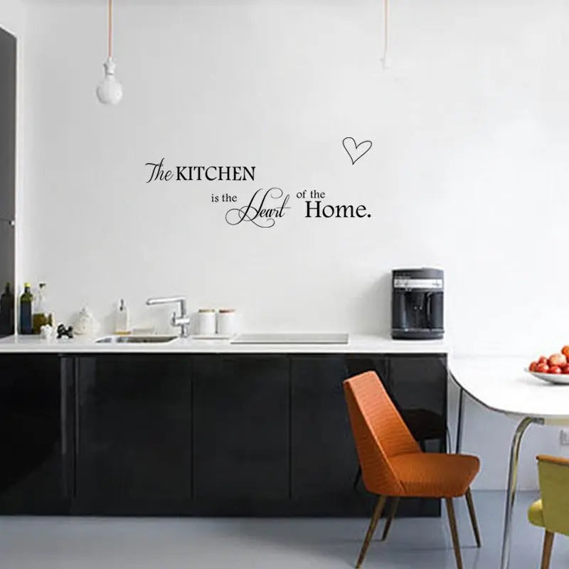New Kitchen Is Heart Of The Home Wall Art MURAL 